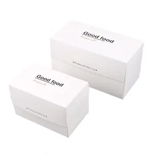 Позолоченная коробка с дизайном на заказ, упаковочная коробка для французских кондитерских изделий, упаковочные коробки для еды и пирожных