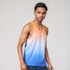 Débardeur de sport décontracté pour homme de qualité supérieure, à manches courtes, pour les séances d'entraînement à la salle de sport, séchage rapide, respirant, écologique - Product Image 2
