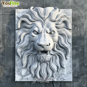 Gros Décor Sculpture Sur <span class=keywords><strong>Pierre</strong></span> Marbre <span class=keywords><strong>Lion</strong></span> Sculpture <span class=keywords><strong>de</strong></span> Tête - Product Image 4