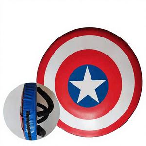 Cible de boxe ronde en PU pour entraînement de fitness, modèle Captain America, vente en gros usine - Product Image 1