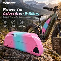 Baterai Ebike Custom 36V 48V 10.5Ah 14Ah 17.5Ah 21Ah 18650 Lithium Ion untuk Sepeda Listrik Beach Cruiser