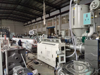 Extrusora de tubos de agua, refrigeración por agua, tipo PE, 20-110mm, línea de producción de tuberías HDPE