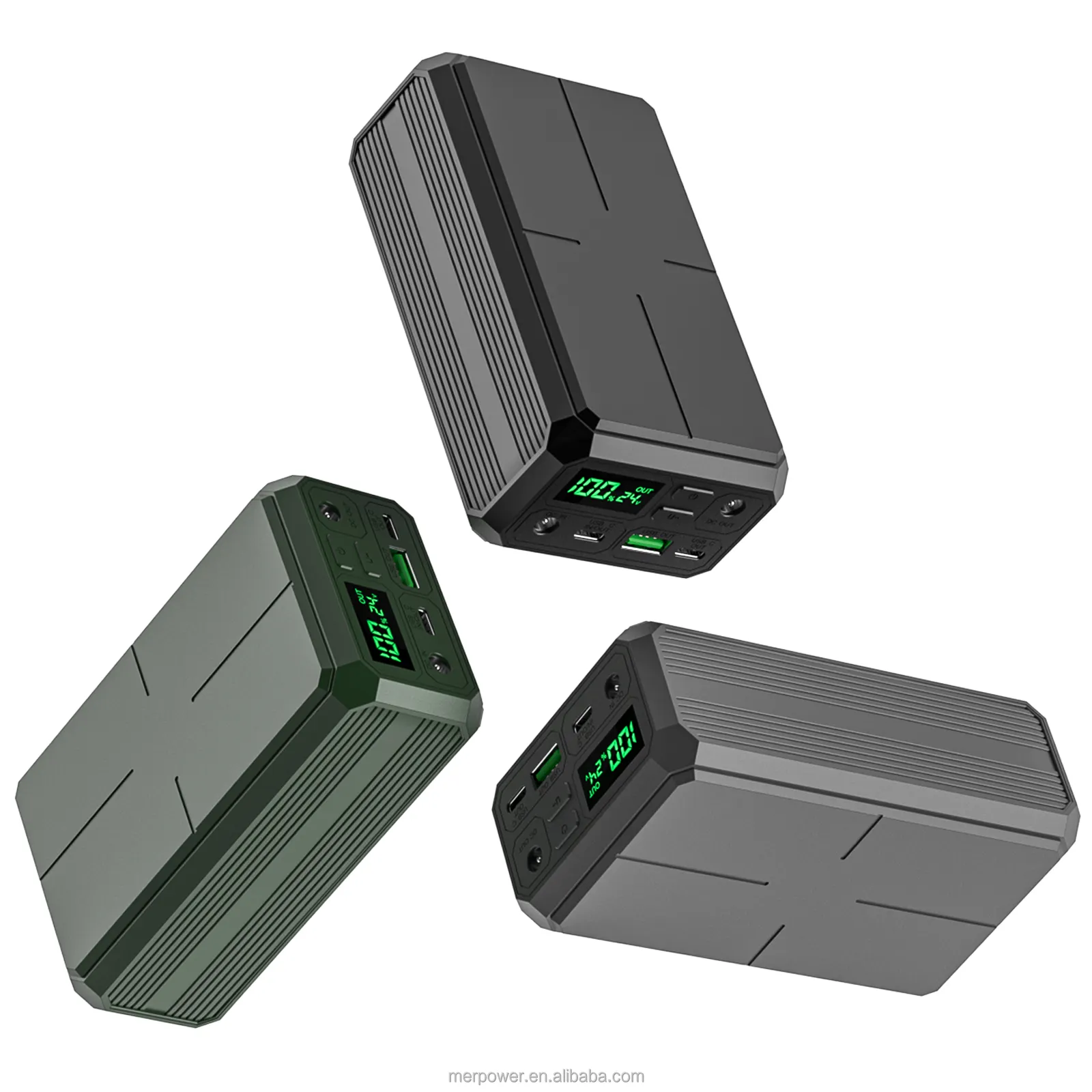 नई 100w प्रकार सी बैटरी 30000mah pd पावर बैंक अद्वितीय कैपप पोर्टेबल चार्जर, डीसी आउटपुट इंटरफ़ेस के साथ आउटडोर के लिए