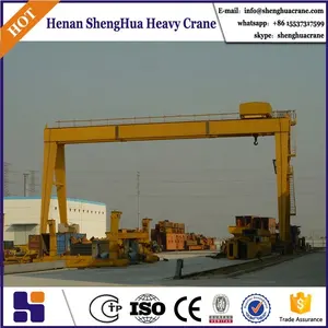 Shipyard Single Girder Boat Lifting Dock Gantry Cranes 5 Ton 10 Ton For Sale