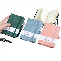 Carnet à sangle A7 en gros, carnet A5 en cuir effet peau, agenda étudiant personnalisé, bloc-notes A6, carnet de planification, cadeau, 100 feuilles de papier