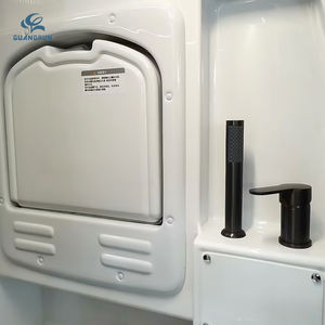 <span class=keywords><strong>Lavandino</strong></span> da <span class=keywords><strong>Bagno</strong></span> Moderno in Acrilico Bianco Incorporato Pieghevole Spessore 5mm Leggero 464*546.7*153mm per <span class=keywords><strong>Camper</strong></span> Roulotte Rimorchio Tiny House - Product Image 2