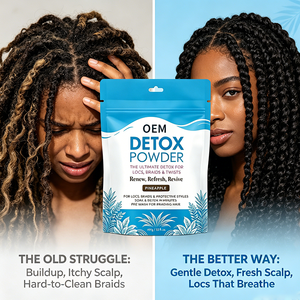 Poudre détox pour locs, tresses et twists, pré-lavage, parfum ananas, 907g - Product Image 4