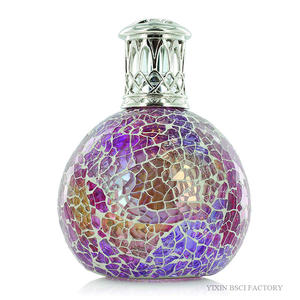 Décoration <span class=keywords><strong>de</strong></span> la maison cadeau <span class=keywords><strong>de</strong></span> noël mosaïque verre bouteille catalytique parfum huile lampe brûleur pour chambre - Product Image 3