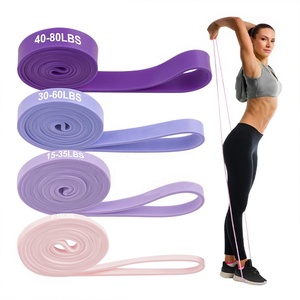 Fasce di resistenza Beige lunghe per l'<span class=keywords><strong>allenamento</strong></span> di uomini e donne-Set di 5 fasce di resistenza per fasce Pull-Up impostate per l'<span class=keywords><strong>allenamento</strong></span> a <span class=keywords><strong>casa</strong></span> - Product Image 5