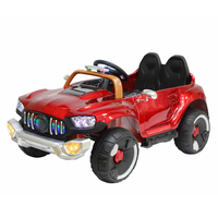 Voiture à pédales pour enfants avec batteries 12v4.5Ah, moteurs doubles 380W, balançoire parallèle, couleur peinte, musique