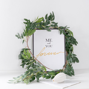 Plantas de plástico de hoja de hiedra artificial para exterior, patio, jardín, fiesta de boda, decoración de pared, <span class=keywords><strong>flores</strong></span> y plantas decorativas - Product Image 1