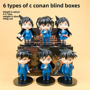 <span class=keywords><strong>Detective</strong></span> <span class=keywords><strong>Conan</strong></span>-Caja ciega de 6 figuras, modelos de personajes de Kaito Kid y Ran Capsule Dolls, adornos - Product Image 3