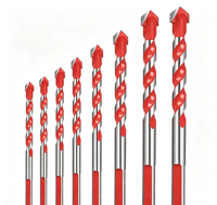 Foret hélicoïdal HSS M35 en acier inoxydable bicolore HH, modèle 12, diamètre 2,0 mm, queue droite DIN338, longueur de travail 35 mm