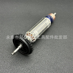 7-100 Angle <b>Grinder</b> Rotor 169mm Total Length Brushed Motor For General Grinding And Polishing - Product Image 4