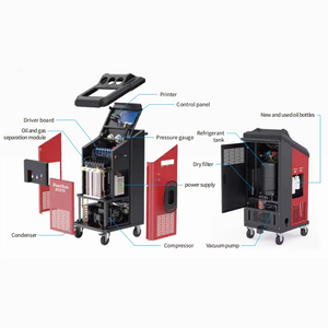 2025 mới ra mắt smartsafe ac519 tự động phục hồi môi chất lạnh Máy chiết rót <span class=keywords><strong>AC</strong></span> Hệ thống làm sạch ống cho chăm sóc xe làm sạch - Product Image 3