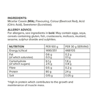 Poudre de protéines de caséine micellaire OEM Sports Nutrition 900g |   Shakes protéinés à digestion lente, formule personnalisée, marque privée