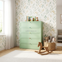 Commode haute en métal, commode verticale en acier résistante à la rouille pour organiser les vêtements dans la chambre