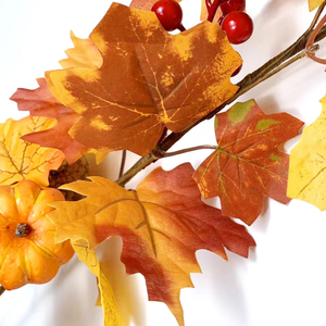 Guirnalda Artificial de Hojas de Arce y Girasol con Hiedra Sintética <span class=keywords><strong>para</strong></span> Decoración de Interiores, Exteriores, Hogar, Jardín y Bodas en China - Product Image 4