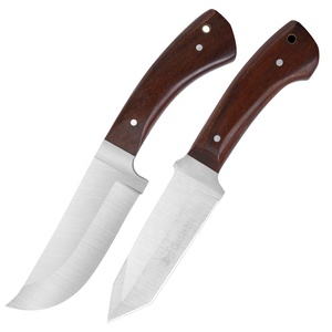 Tùy Chỉnh Chiến Thuật Cố Định Lưỡi Dao Cho Cuộc Phiêu Lưu Ngoài Trời Lưỡi Thép Không Gỉ Với Gỗ Xử Lý Săn Bắn Cắm Trại Survival - Product Image 1