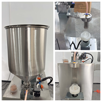 Machine de remplissage 3D pour crèmes perlées, pâtes cosmétiques visqueuses, masques perlés, crèmes pour les yeux et produits de soin à motifs