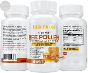 Natuurlijke Pure Koninklijke Gelei Bijenpollen Bijenvoer Pollen Immuuncapsule Voor Manuka Honing Propolis Zuigtabletten Vloeibaar Extract