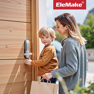 304 Roestvrijstalen Mechanische Combinatie Deurslot-Sleutelloos Codetoetsenbord Veiligheidsslot Voor Linker Naar Binnen Openende Deuren - Product Image 4