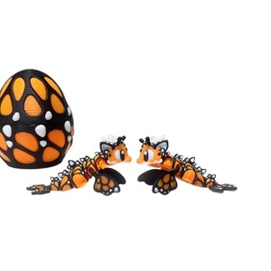 3D Printed Glass <b>Butterfly</b> Dragon Egg Set Joint-Movable Decorative Ornaments Internet-Famous Maternity <b>Toy</b> Crafts Creative - Product Image 5