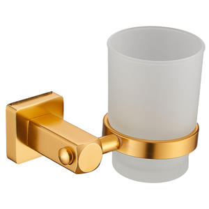 Ensemble de salle de bain élégant en acier inoxydable doré, 7 pièces, barre porte-serviettes dorée champagne, montage mural, prévention de la corrosion, accessoires de salle de bain - Product Image 5