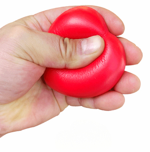 Stress Relief Cartoon Heart <b>Squeeze</b> <b>Ball</b>-7cm Soft PU Foam Stress <b>Ball</b> with Silk Screen Printing for Therapy & Promotions - Product Image 2