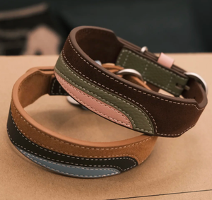 <span class=keywords><strong>Collar</strong></span> de Perro de Diseño Ecológico y de Lujo con Patrón Sólido, Cuero Genuino y Cierre de Hebilla Ajustable, Diseño Duradero - Product Image 3