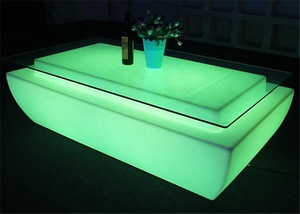 Moderno tavolo da <span class=keywords><strong>Bar</strong></span> lungo <span class=keywords><strong>in</strong></span> vetro che cambia colore illuminazione a LED ampiamente utilizzato nei locali notturni <span class=keywords><strong>Bar</strong></span> KTV e nelle barre di casa <span class=keywords><strong>in</strong></span> plastica - Product Image 3