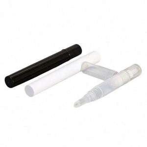 Tubes de gloss à lèvres en plastique écologiques avec logo imprimé en sérigraphie, 3 ml, emballage cosmétique pour baume à lèvres à visser - Product Image 3