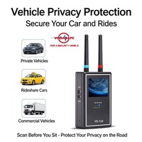 Détecteur de caméra espion longue portée Vodasafe VS-124 - Scanner de caméra sans fil portable avec surveillance audio