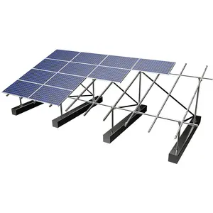Trépied de panneau solaire de suivi du soleil, système de montage sur toit plat, supports de système de support de montage solaire, vente en gros