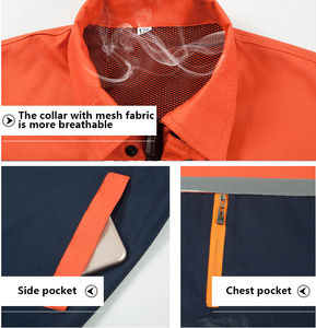 Low Moq Werkkleding Duurzaam Uniform Set Werkkleding Driver Korte Mouwen Werkset - Product Image 2