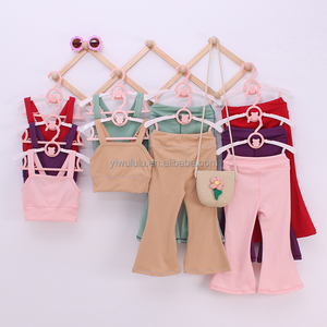<span class=keywords><strong>LuLu</strong></span> OEM Vêtements de Sport pour Enfants Vente en Gros Ensemble de Vêtements pour Bébés Filles Ensemble de Vêtements de Yoga pour <span class=keywords><strong>Petites</strong></span> Filles - Product Image 3