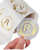 Étiquettes rondes personnalisées imprimées, autocollants d'emballage, autocollants transparents