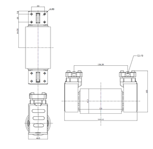 Fluid smart kleine Drucker höhungs pumpe öl freie Mikro kolben Vakuum kleine Luftpumpe 8bar Hochdruck gas pumpe für Automatisierung geräte - Product Image 3