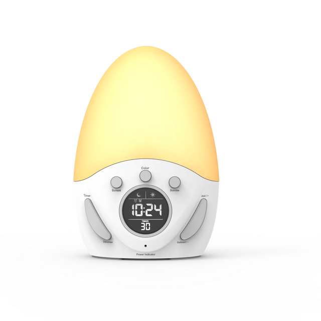 New Design Wake-up Light Alarm Clock with Sunrise Simulation