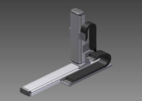 Robot cartésien de marque TOYO, portique XYZ 3 axes en acier inoxydable, robuste, XYTH650-A1-600-450-M-C-0001, bras CNC, garantie 1 an