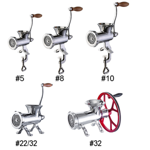 Picadora de <span class=keywords><strong>carne</strong></span> <span class=keywords><strong>manual</strong></span>, 5 #8 #10 #22 #32 - Product Image 1