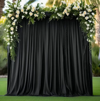 Tissu de fond de scène en spandex extensible, sans plis, à fort effet drapé, pour décoration d'événements