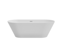 Baignoire autoportante moderne en acrylique avec drain – Vente directe fabricant – Design tendance pour salle de bain – DM908-1500T CE/CUPC