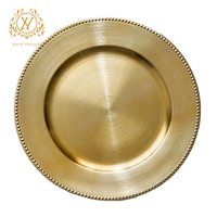 Assiette de Présentation Nordique pour Mariage, Plateau de 13 Pouces, Décoration de Fruits pour Hôtels, Vente en Gros, Motif Uni Rond