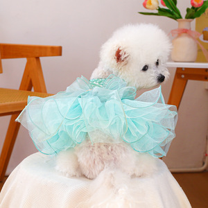JXANRY Direct Sales Inverno Fantasia Fairy Wedding Dress para Cães para Dia dos Namorados Fabricante Atacado <span class=keywords><strong>Pet</strong></span> <span class=keywords><strong>Clothes</strong></span> - Product Image 3