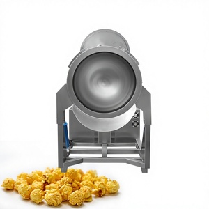 Machine à popcorn automatique américaine à fonctionnement intelligent, chauffage électromagnétique, pot à popcorn en forme de boule, mélangeur - Product Image 1