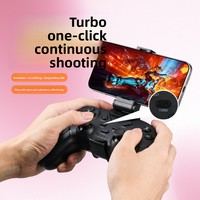 Nouvelle manette de jeu sans fil BT Private X6 à double vibration haptique pour PC/Android/iOS/