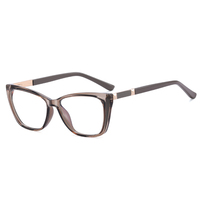 Nouvelle monture de lunettes optiques pour femmes, design classique et tendance, matériau TR90 durable, monture intégrale, vente en gros, personnalisable, anti-lumière bleue, pour adultes