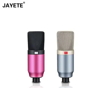 Microfone condensador elétrico cancelamento de ruído, novo design, china, com fio, barato, desktop, para cancelamento