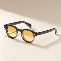 Lunettes de soleil rétro à monture fine avec logo personnalisé, pour hommes et femmes, lunettes rectangulaires vintage, lunettes rectangulaires en acétate léopard